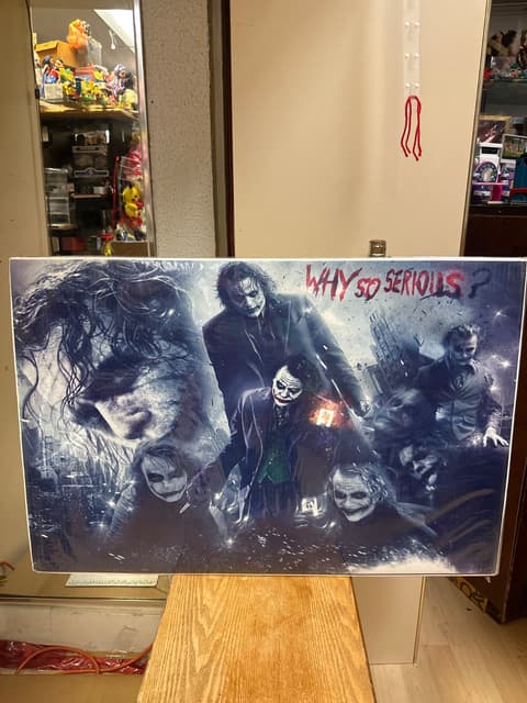 "Why So Serious?" Joker Canvas Print