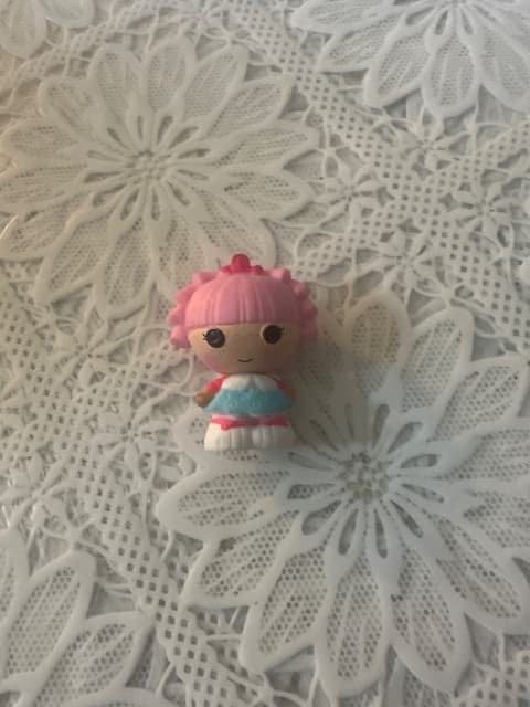 Mini Pink-Haired Doll Figure
