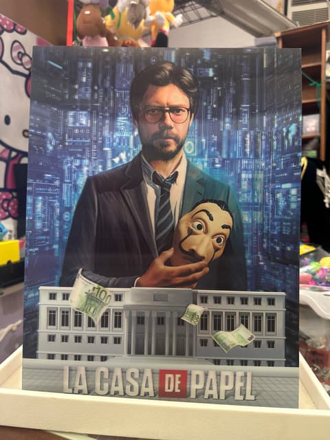 La Casa De Papel Lenticular Art Print