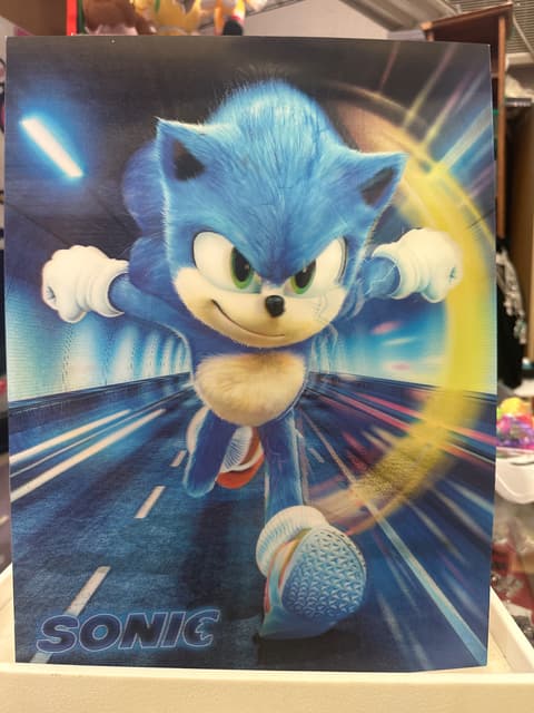 Sonic The Hedgehog Movie Lenticular Print