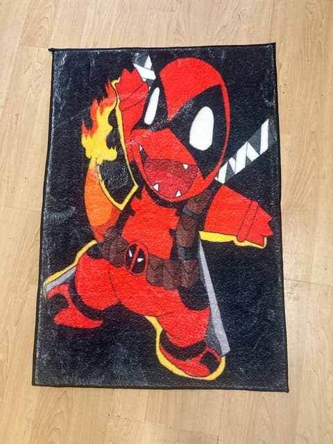 Chibi Deadpool Graphic Rug