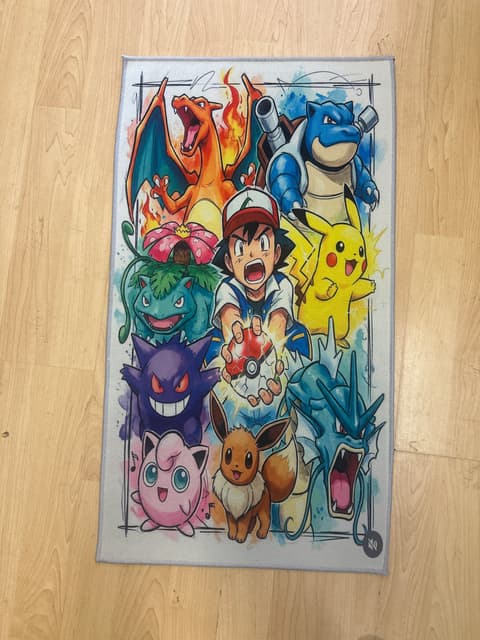 Pokemon Group Print Bath Towel