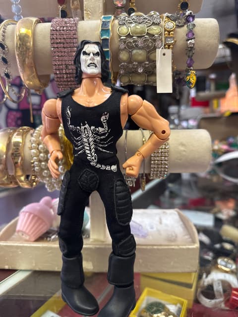 The Crow Action Figure with Scorpion Print Tank