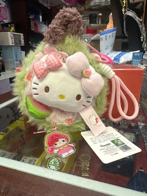 Hello Kitty Watermelon Plush Crossbody Bag