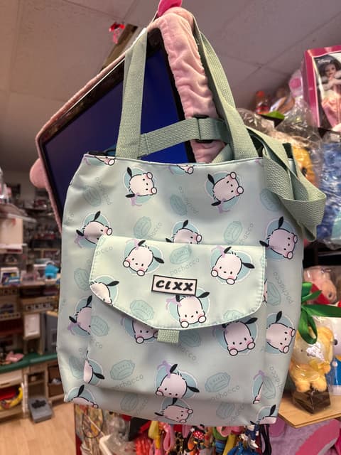 Pochacco Print Mint Tote Bag