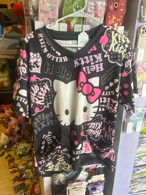 Black Hello Kitty Graphic Tee, Size L