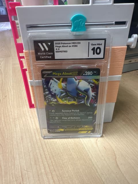 Graded Mega Absol Ex Pokemon Card - Gem Mint 10