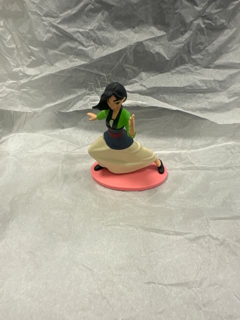 Mulan Disney Princess Figure on Pink Base