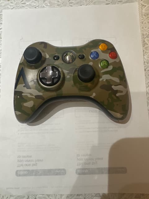 Camo Xbox 360 Wireless Controller