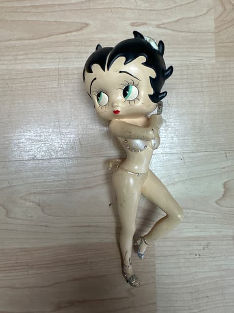 Betty Boop Figurine with Rhinestone Accents