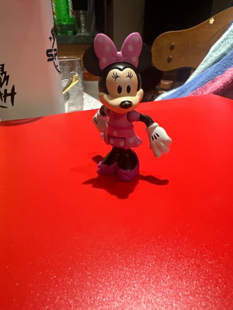 Minnie Mouse Pink Dress Figure