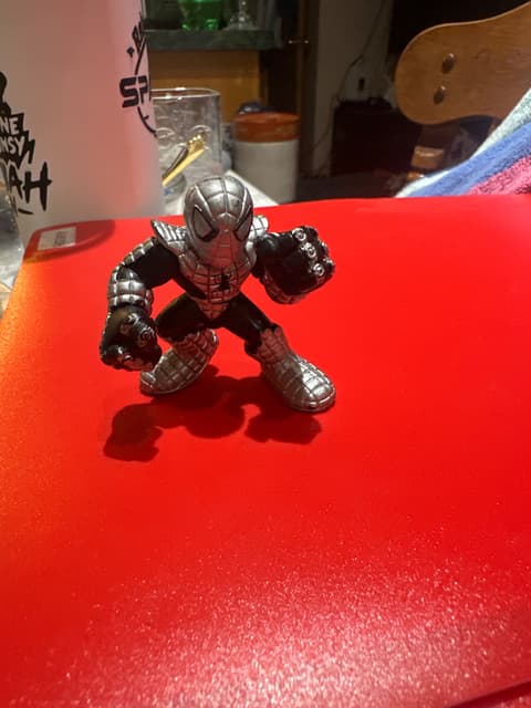 Silver Armored Spider-Man Mini Figure