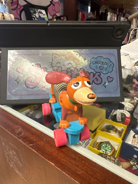 Disney Pixar Toy Story Slinky Dog Toy on Wheels