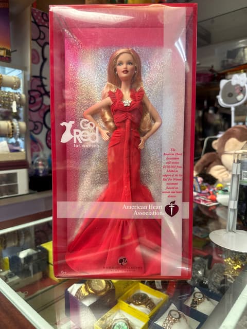 Barbie Go Red for Women Collector Doll, Pink Label