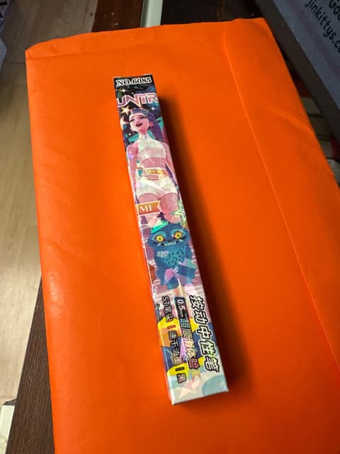 Anime Girl Gel Pen 0.5mm Retractable Boxed Stationery