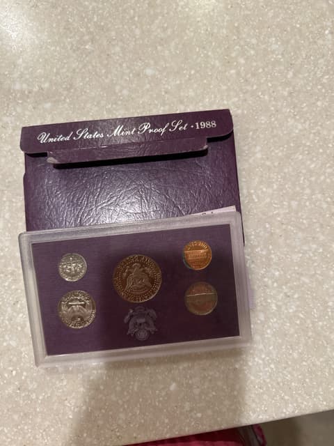 United States Mint 1988 Proof Set