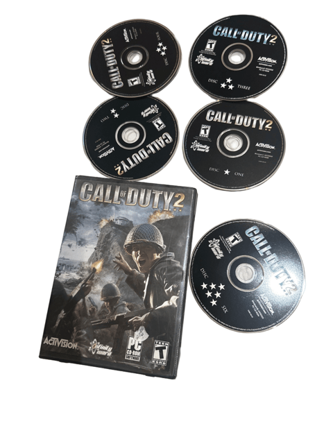 Call of Duty 2 PC CD-ROM 6-Disc Set with Case
