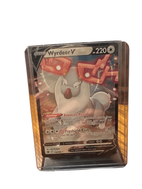 Pokémon Wyrdeer V Holo Card 134/189 Silver Tempest