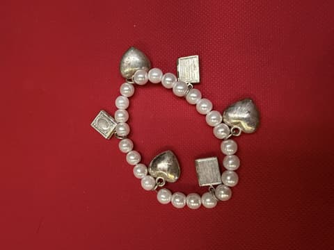 Pearl Charm Bracelet