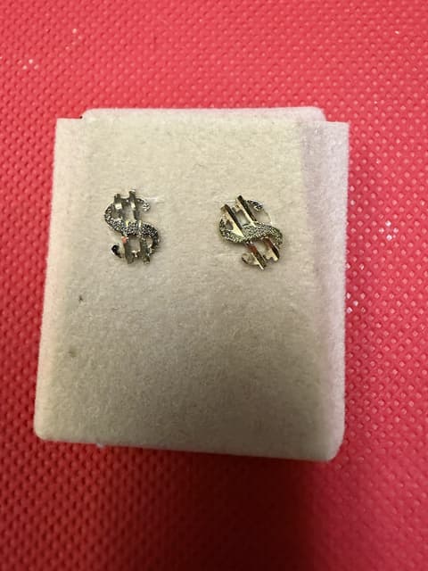 Dollar Sign Earings