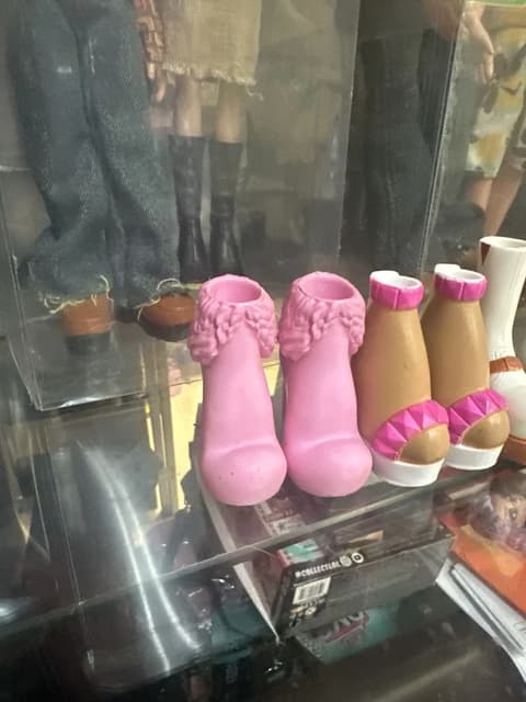 Pink Bratz Fur-Trim Boot Shoes