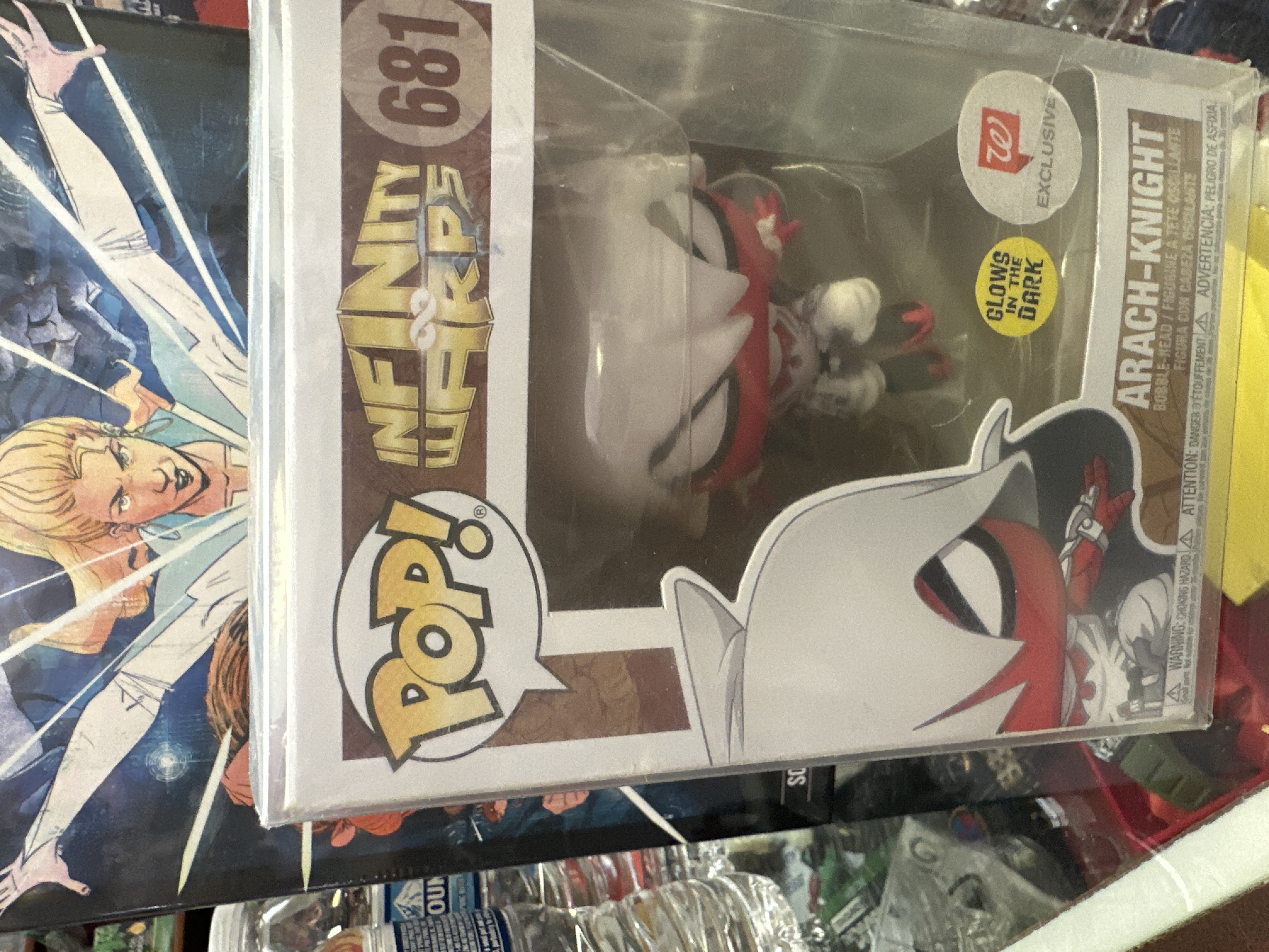 Funko Pop! Infinity Warps Arach-Knight #681 Glow-in-the-Dark Walgreens Exclusive