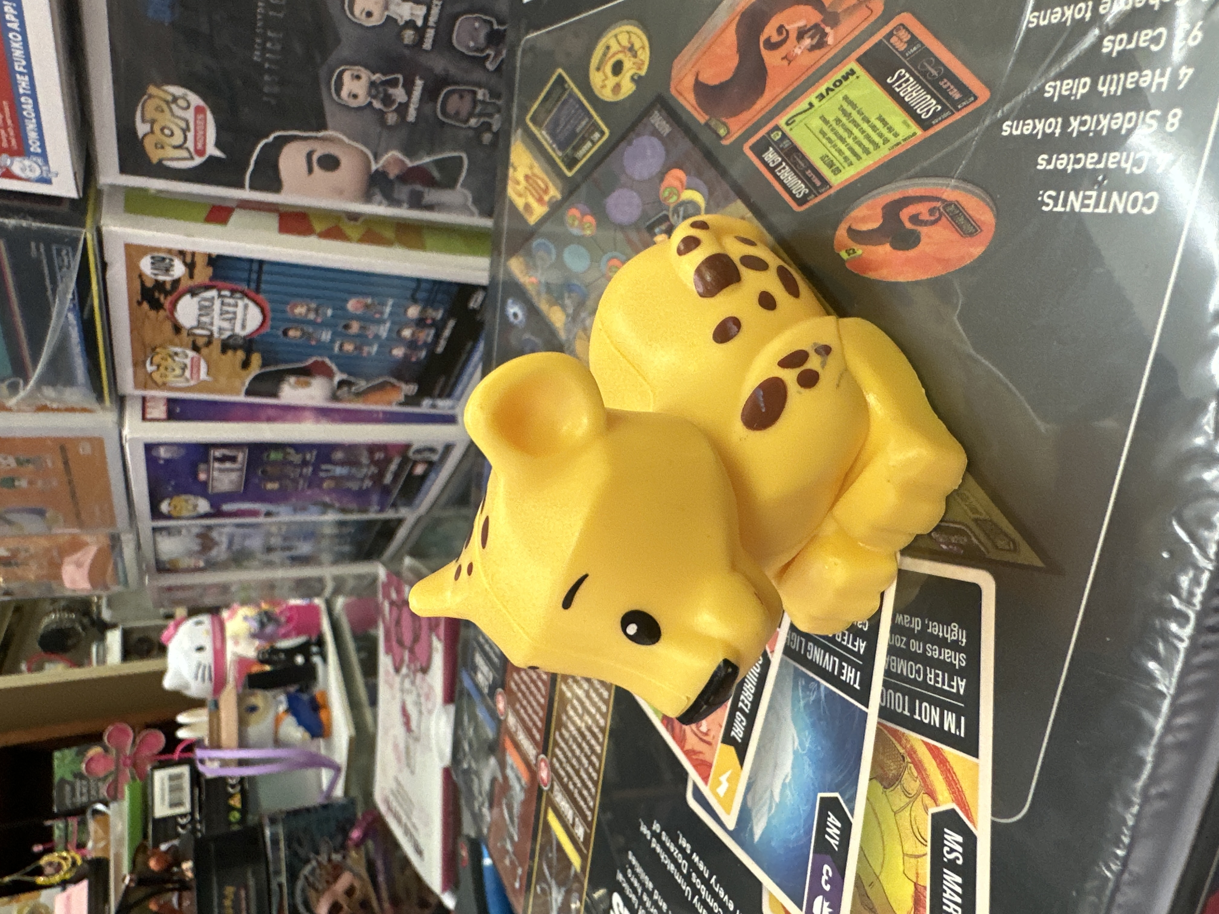 Chunky Yellow Leopard Cub Figure