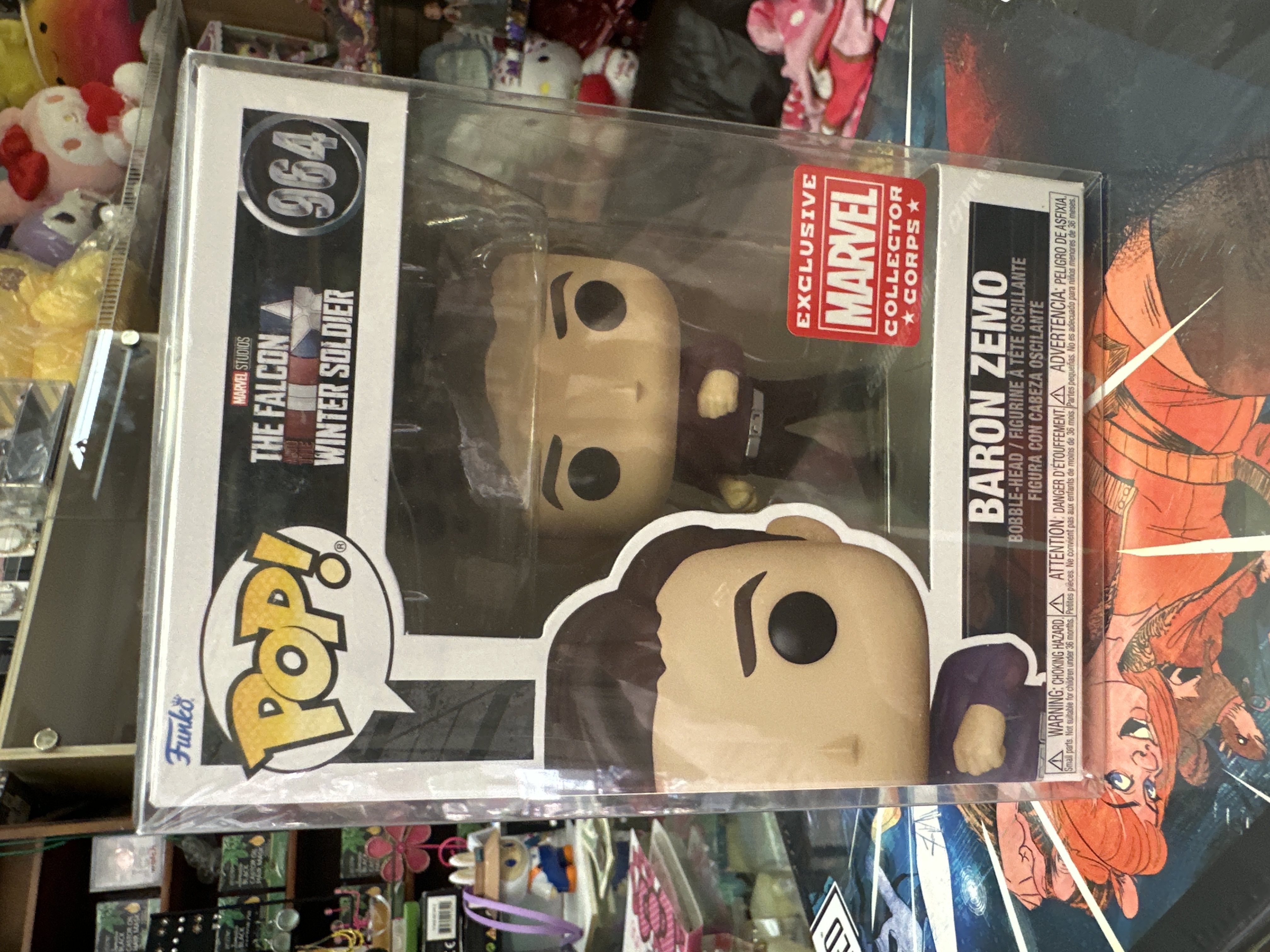 Funko Pop Baron Zemo #964 Marvel Collector Corps Exclusive
