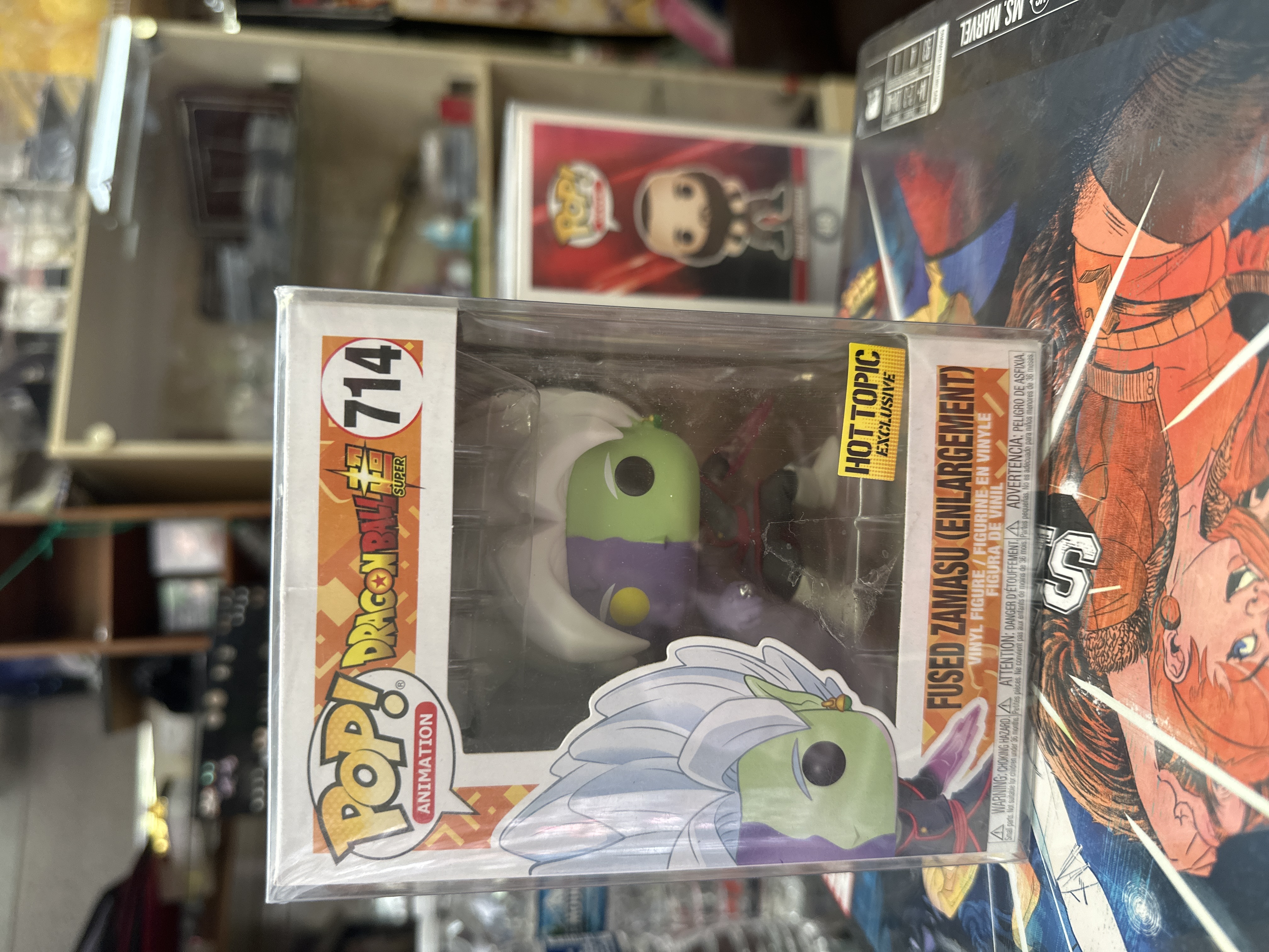 Funko Pop Fused Zamasu Enlargement #714 Hot Topic Exclusive