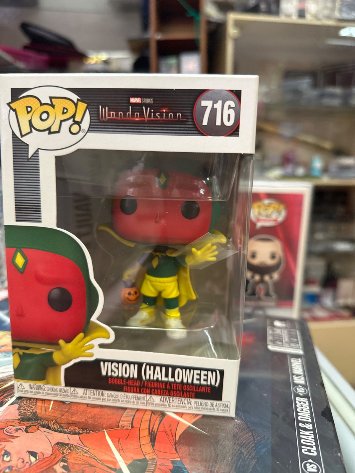 Funko Pop Vision Halloween WandaVision #716
