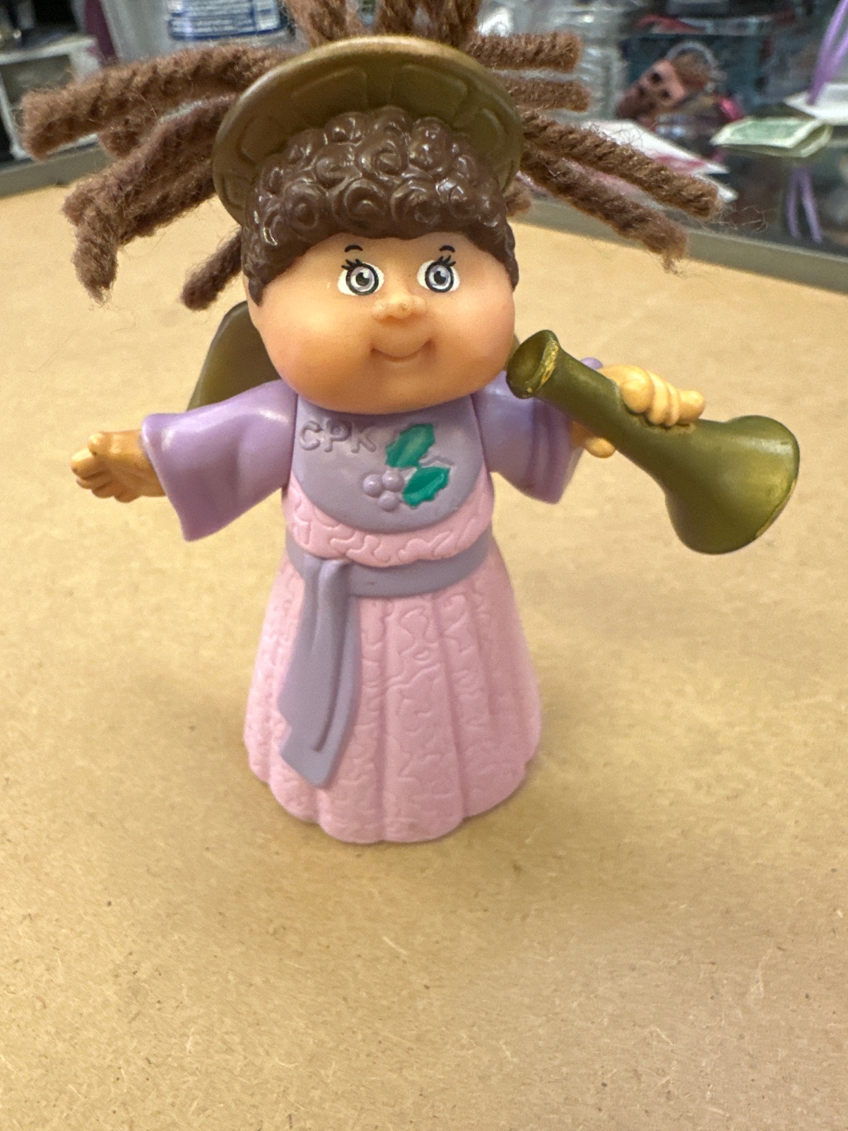 Cabbage Patch Kids Angel Figurine With Horn