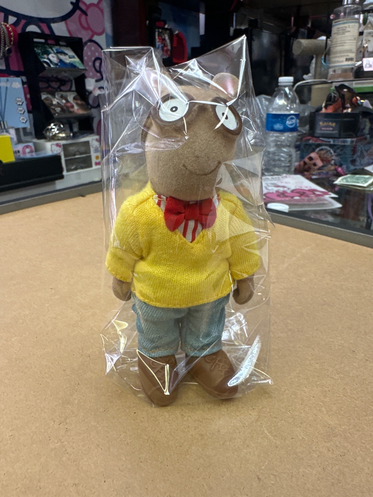 Arthur Plush Doll With Sweater And Bow Tie