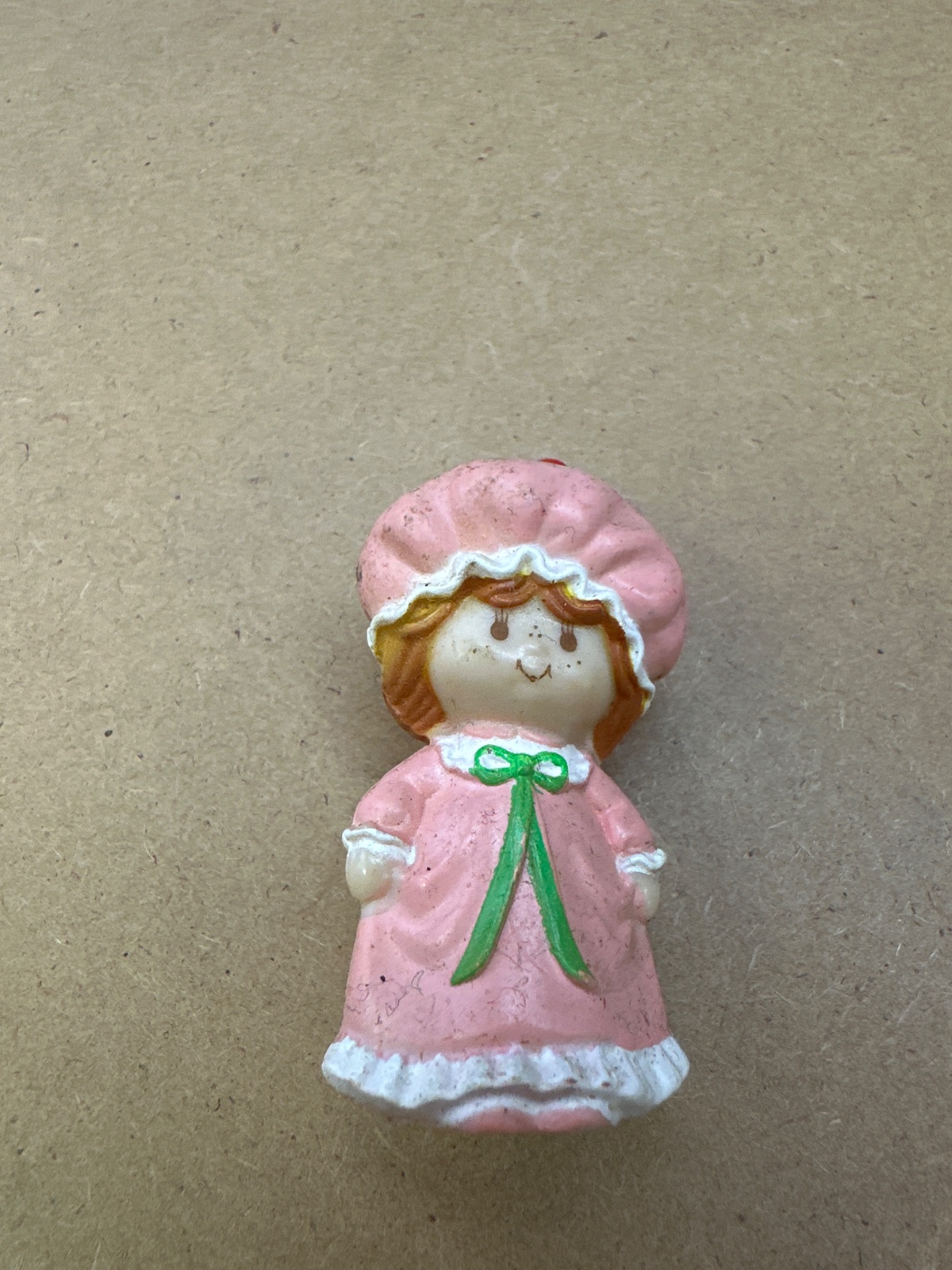Tiny Vintage Bonnet Girl Figurine