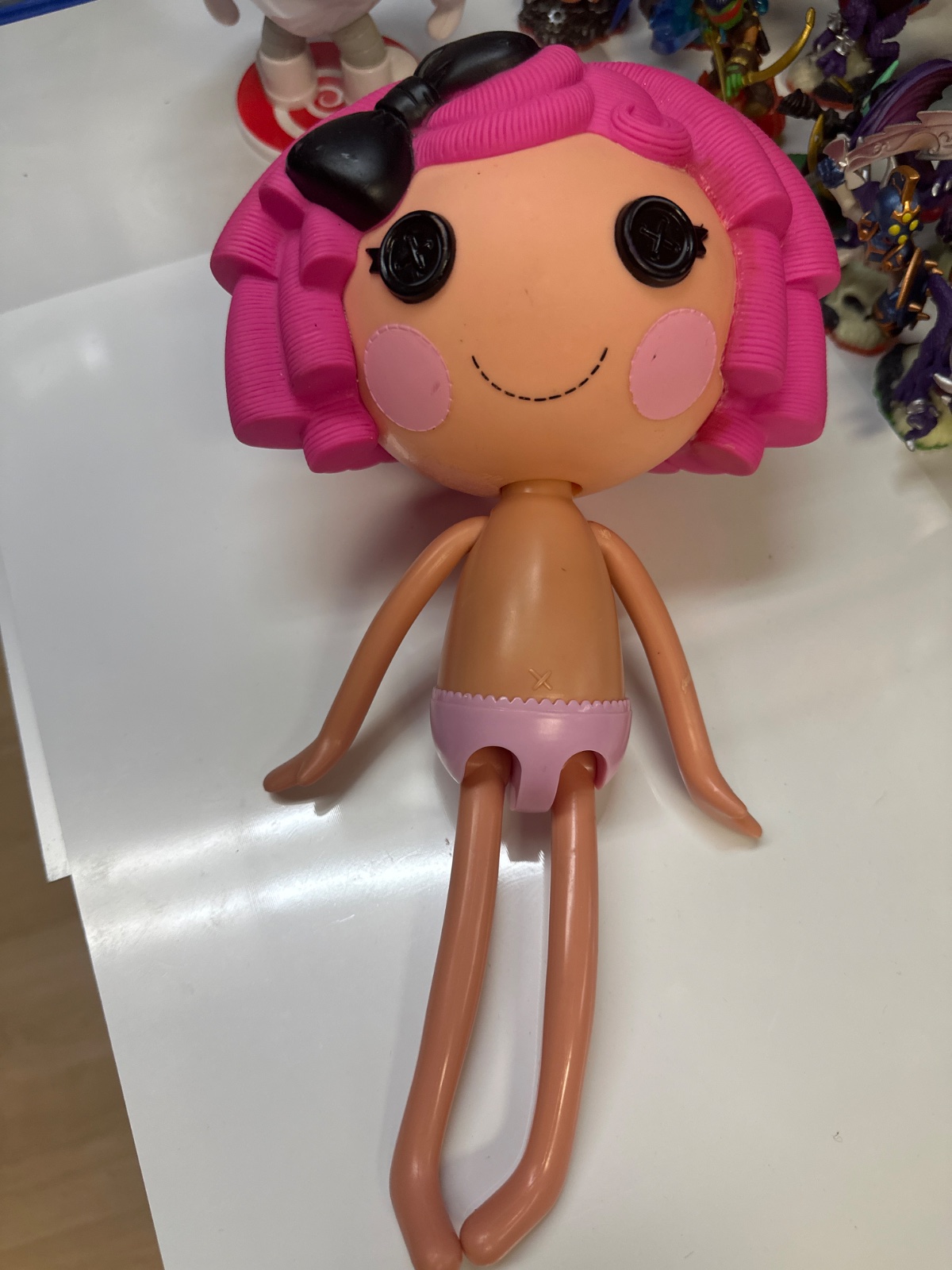 Lalaloopsy Doll with Pink Curly Hair