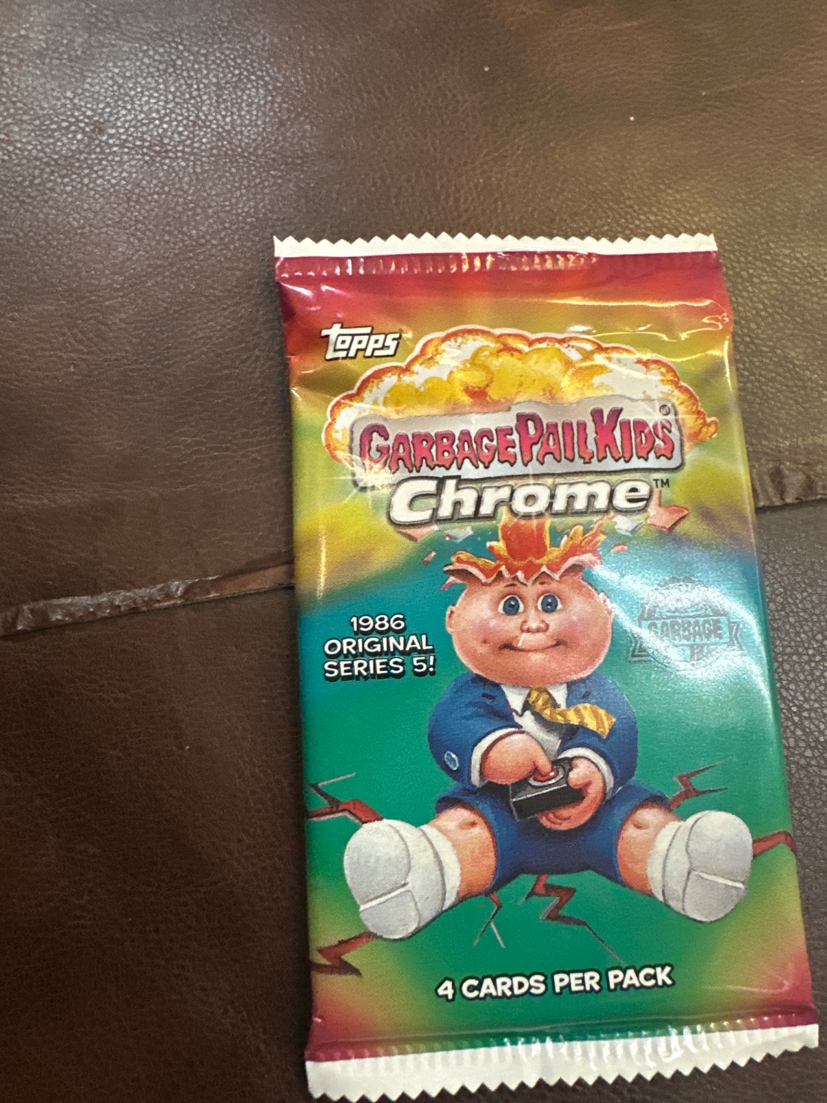 Topps Garbage Pail Kids Chrome Trading Card Pack
