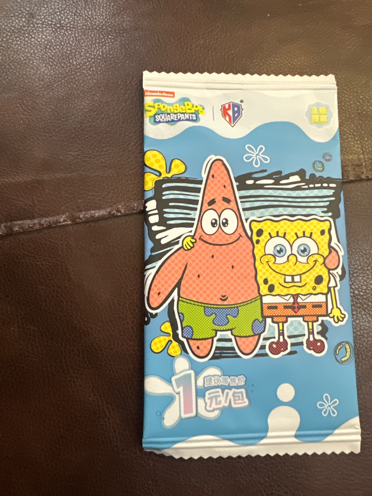 Sealed Spongebob Squarepants Card Pack