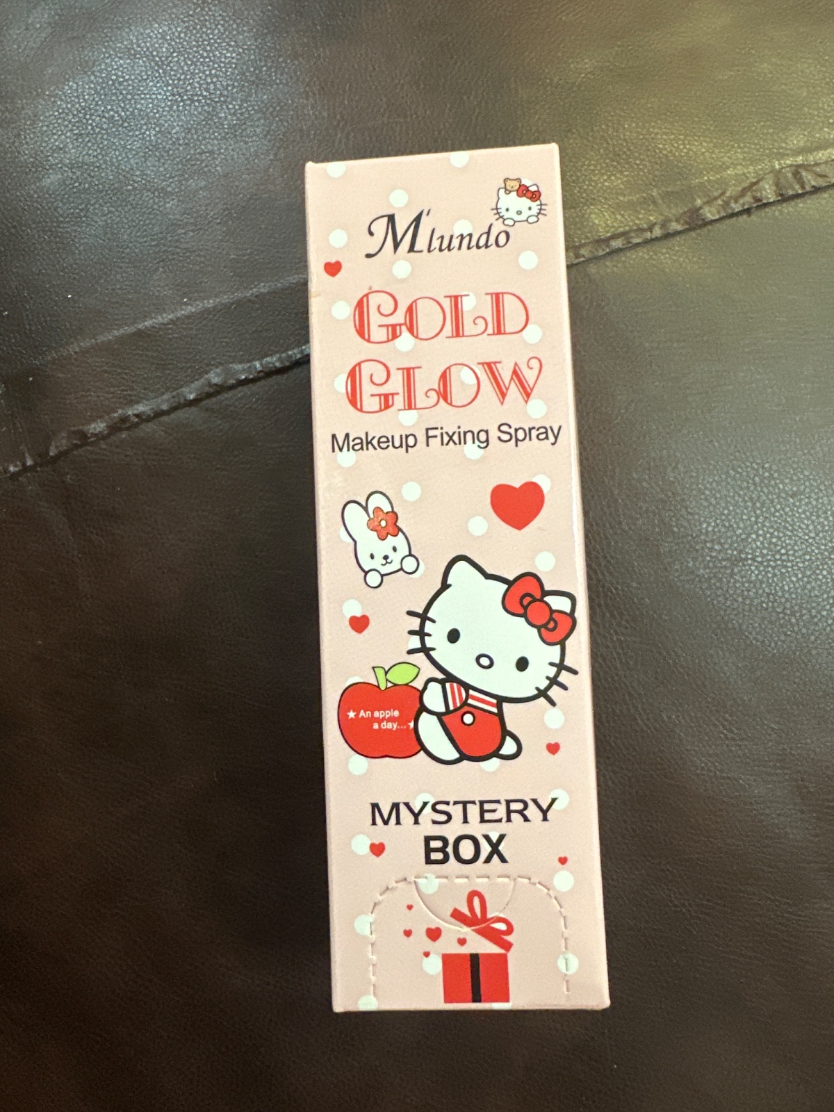 M'lundo Gold Glow Hello Kitty Makeup Fixing Spray