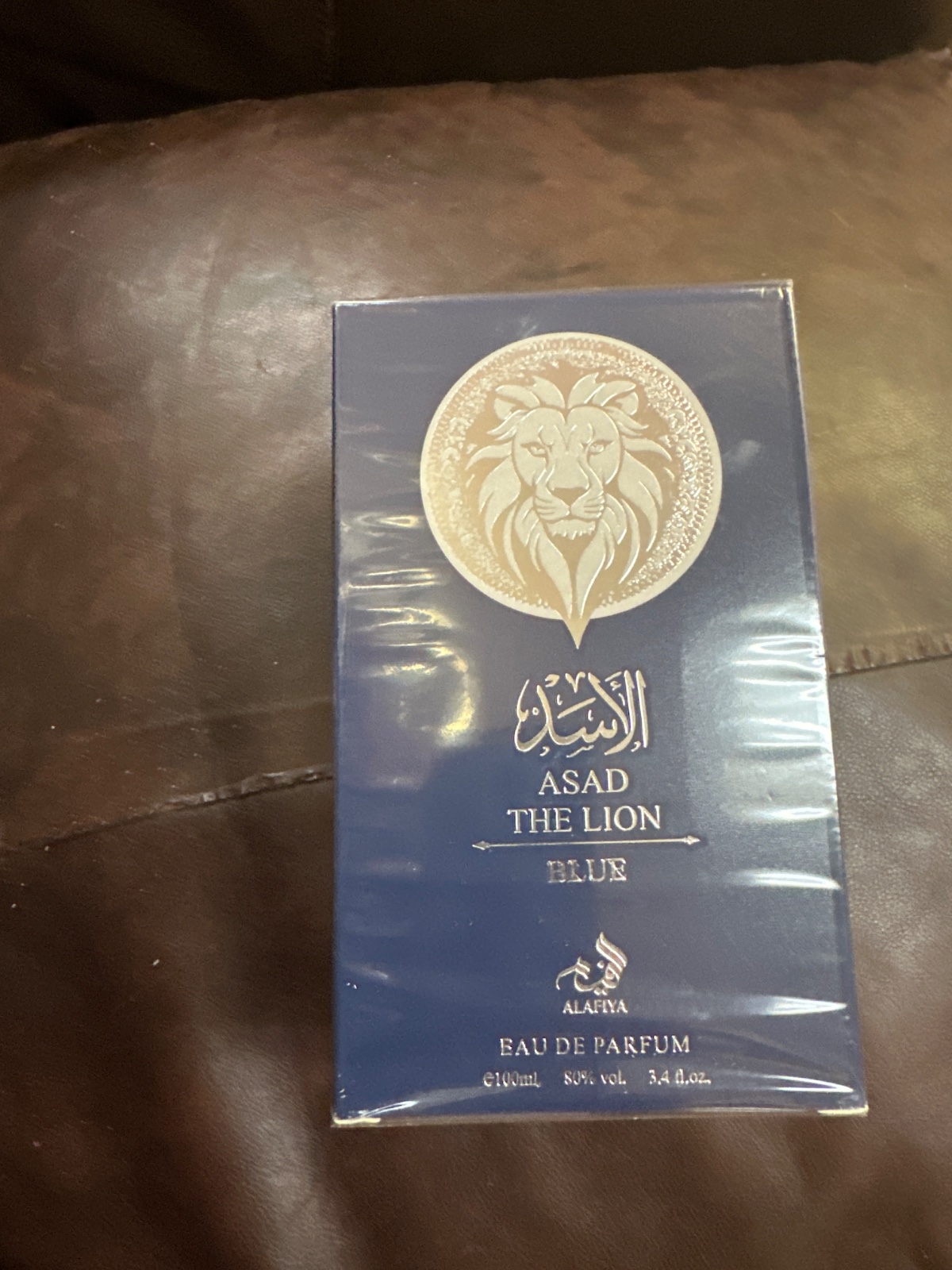 Asad The Lion Blue Eau De Parfum 3.4 Oz