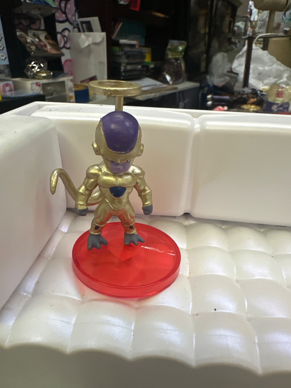 Golden Frieza Mini Figure With Stand