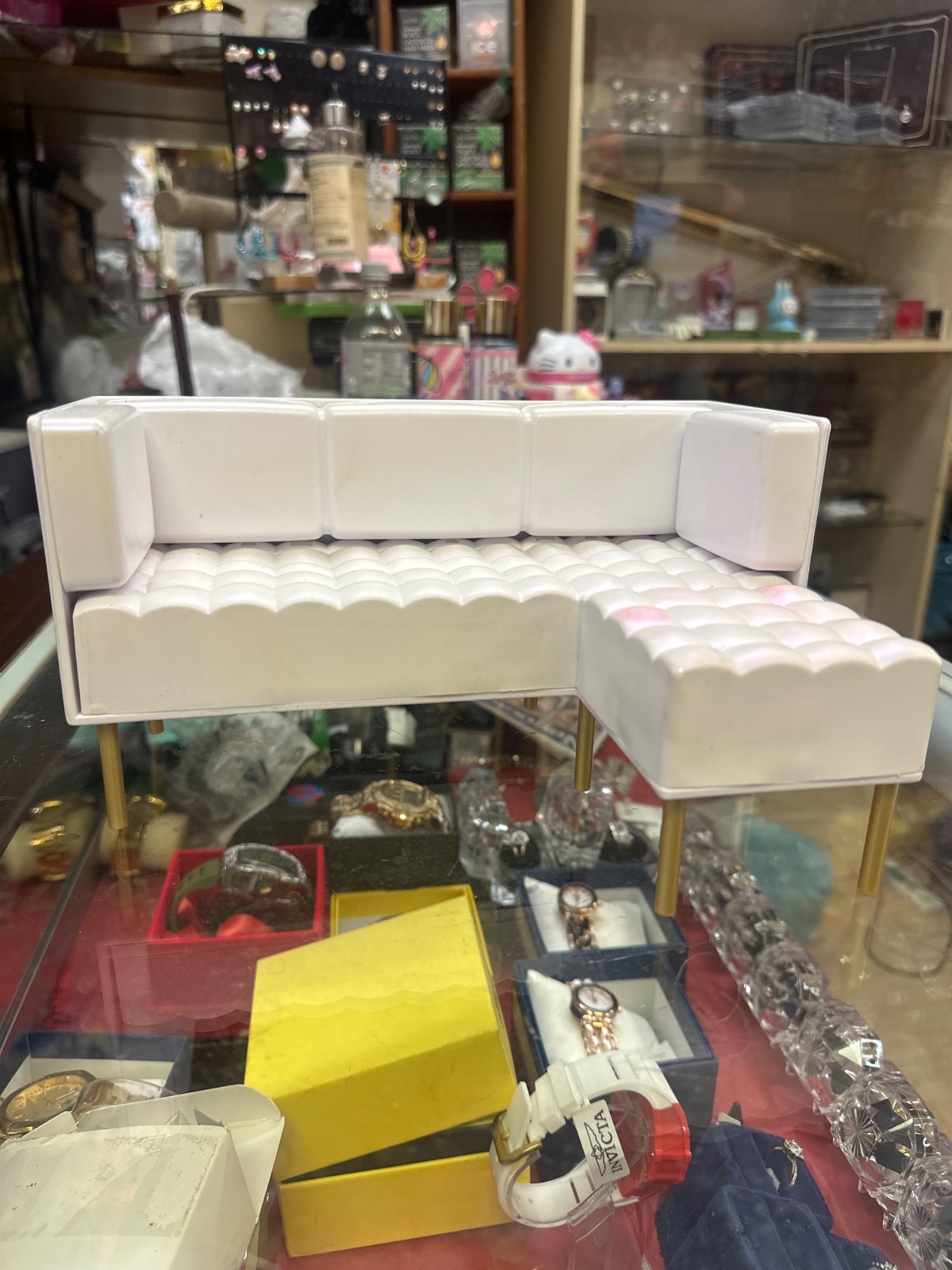 Mini Tufted Sectional Sofa Model