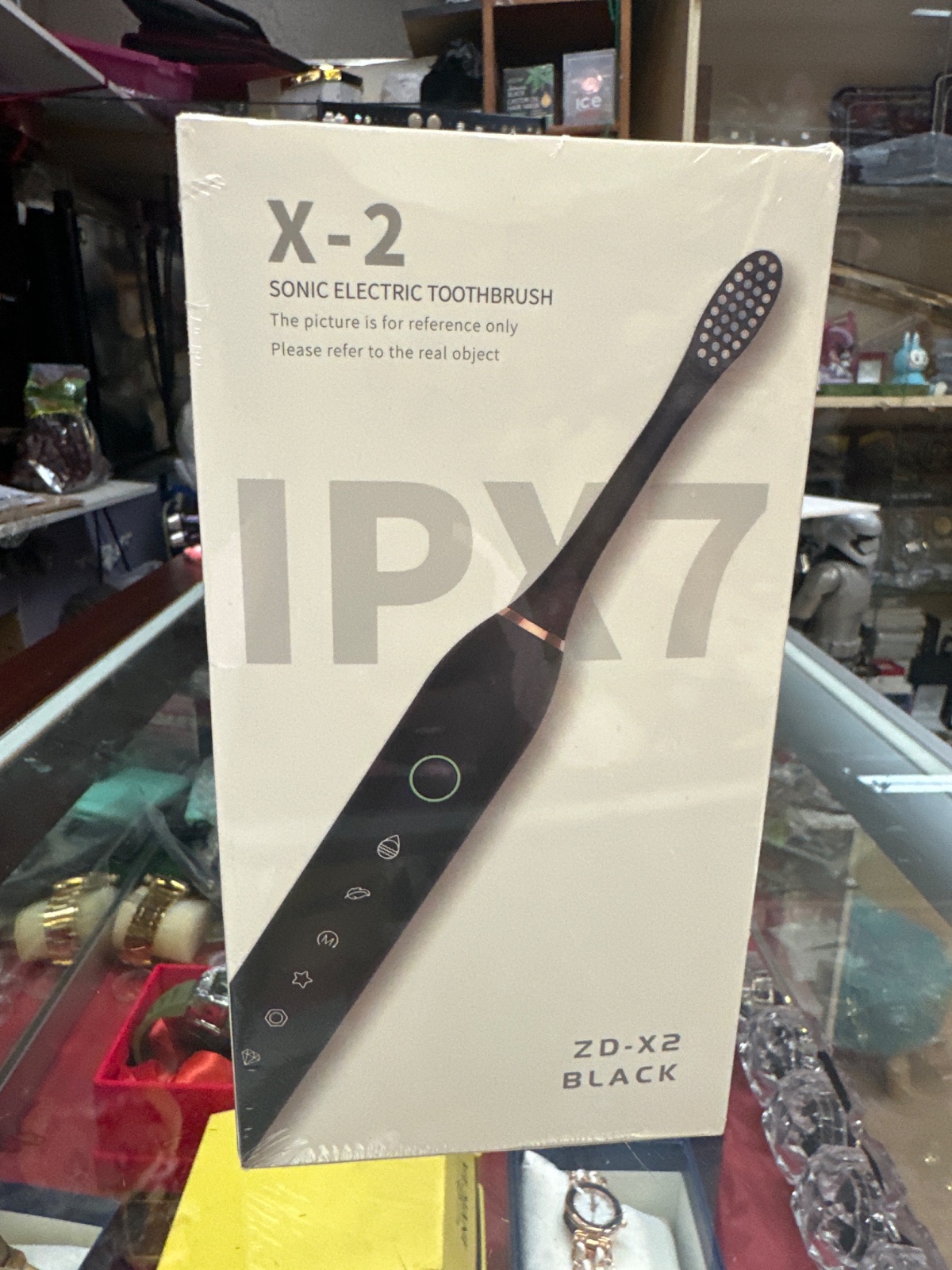 X-2 Sonic Electric Toothbrush, Black