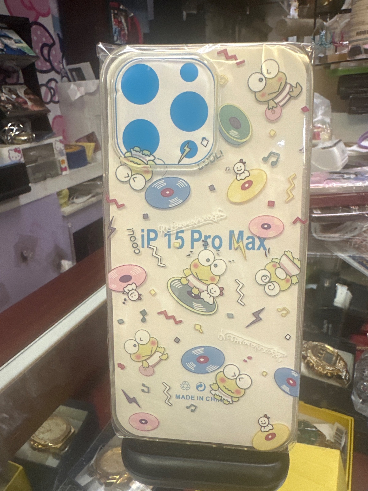 Frog Print Phone Case for iPhone 15 Pro Max