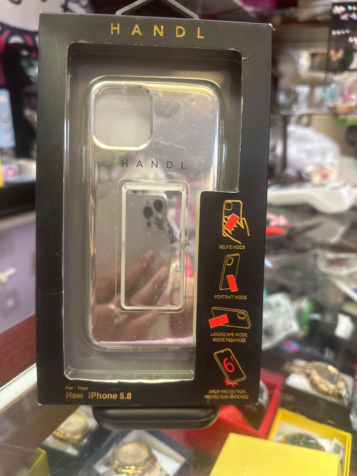 Handl Clear Grip Case for iPhone 5.8