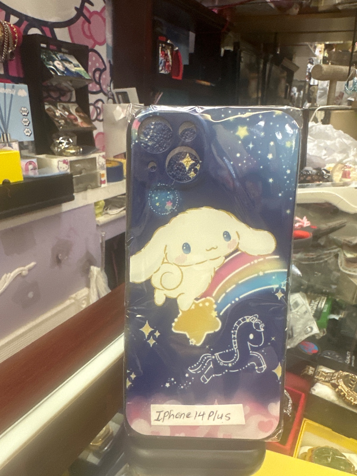 Cinnamoroll Starry Night iPhone 14 Plus Case