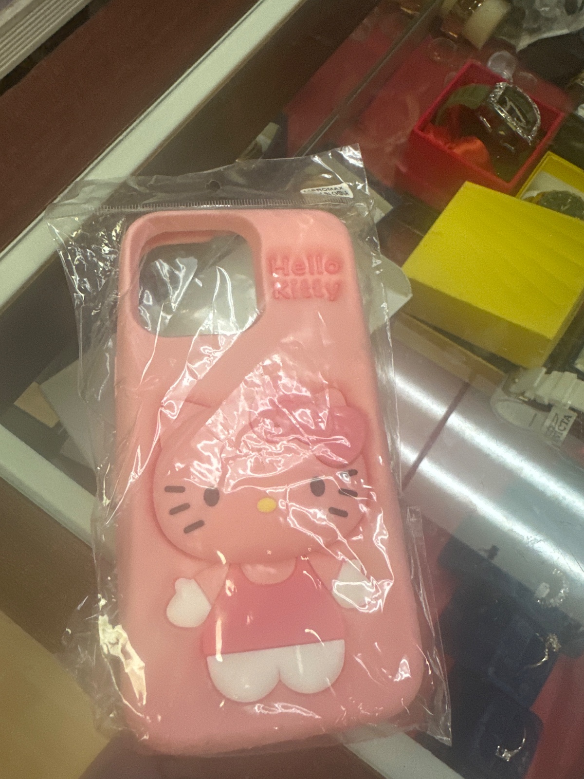 Pink 3D Hello Kitty iPhone Case (13 Pro Max)