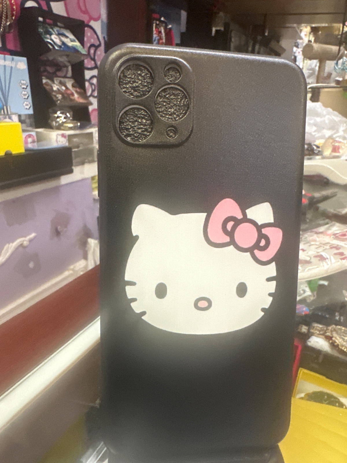 Black Hello Kitty Phone Case