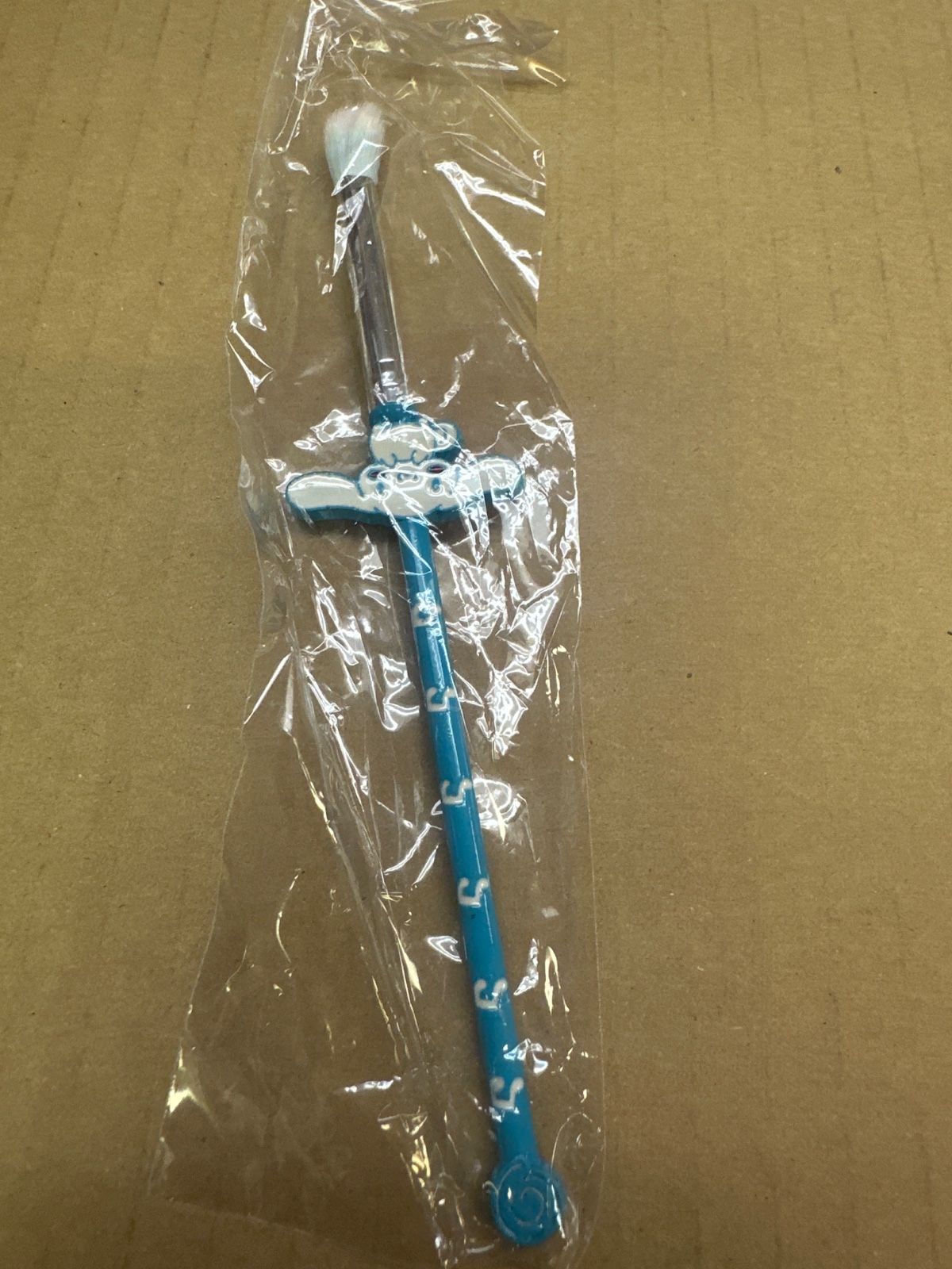 Blue Character Handle Makeup Brush