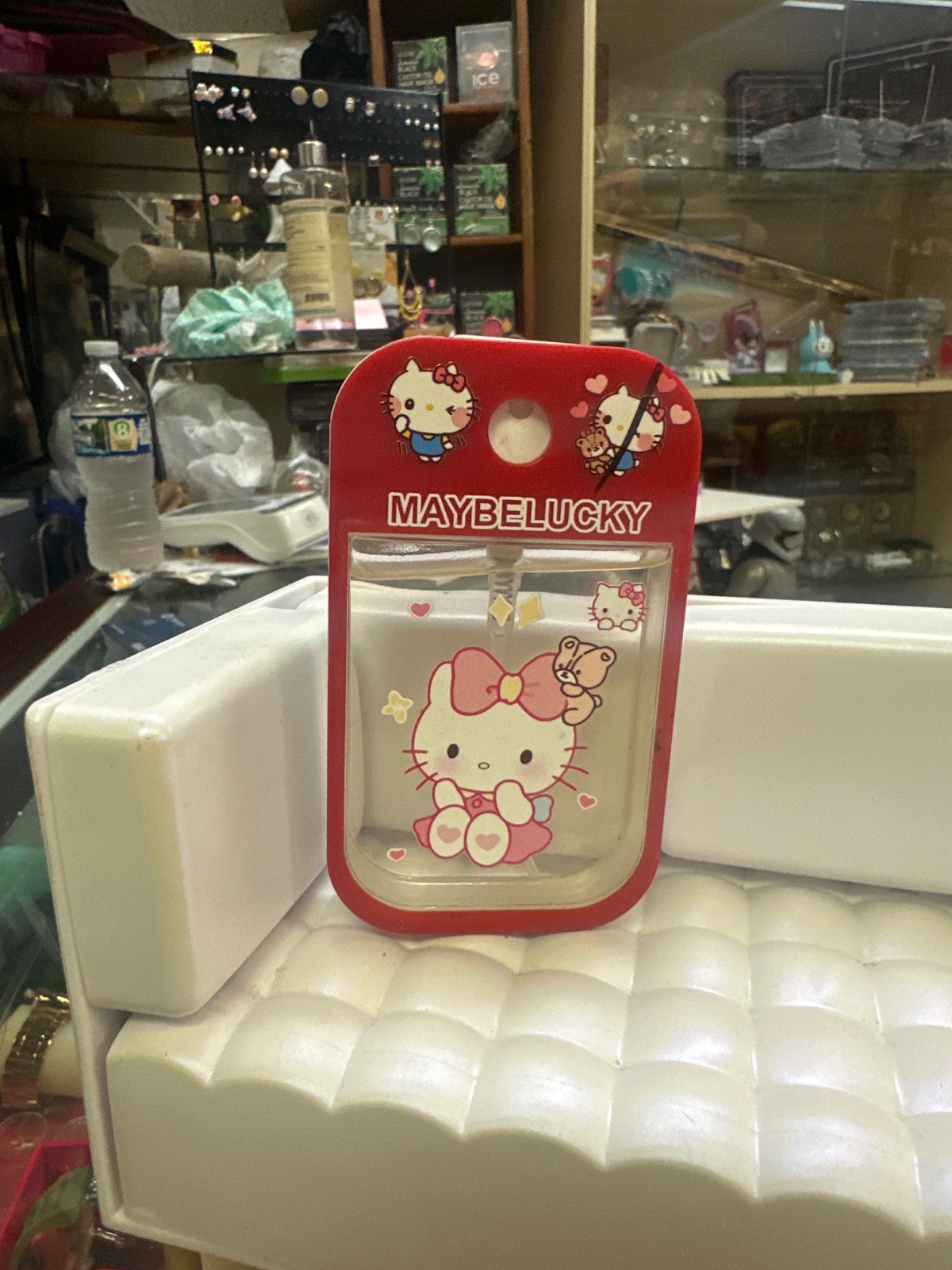 Hello Kitty Clear Phone Case with Red Bow Trim