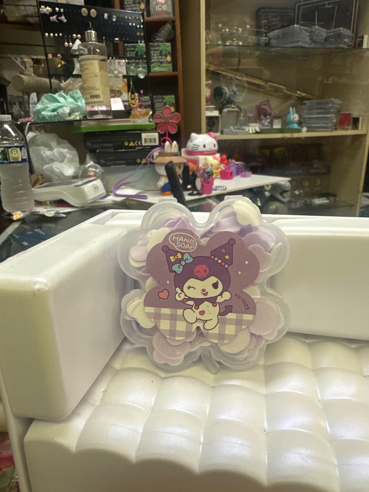 Kuromi Flower-Shaped Petal Hand Soap