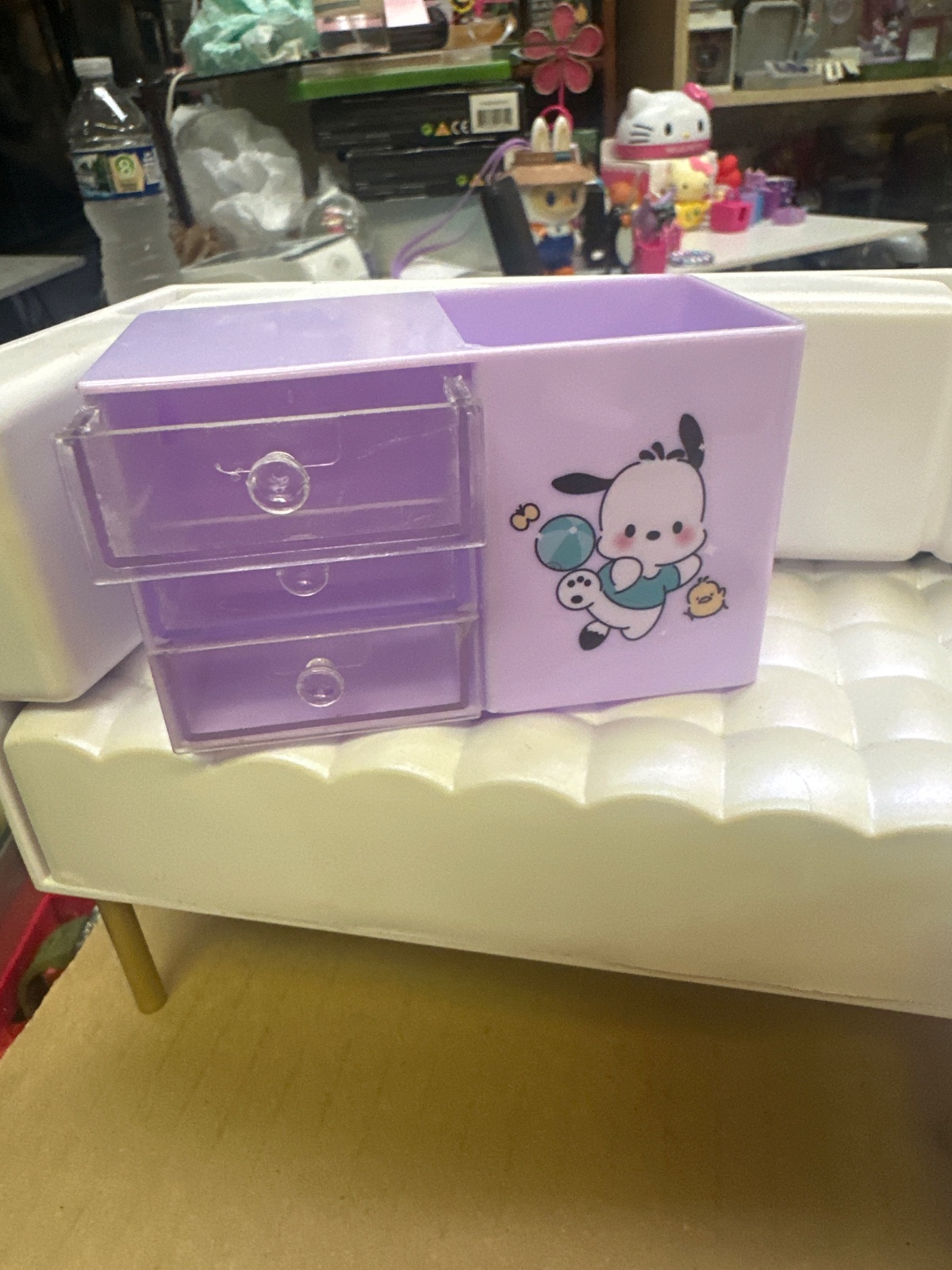 Purple Pochacco Mini Drawer Organizer